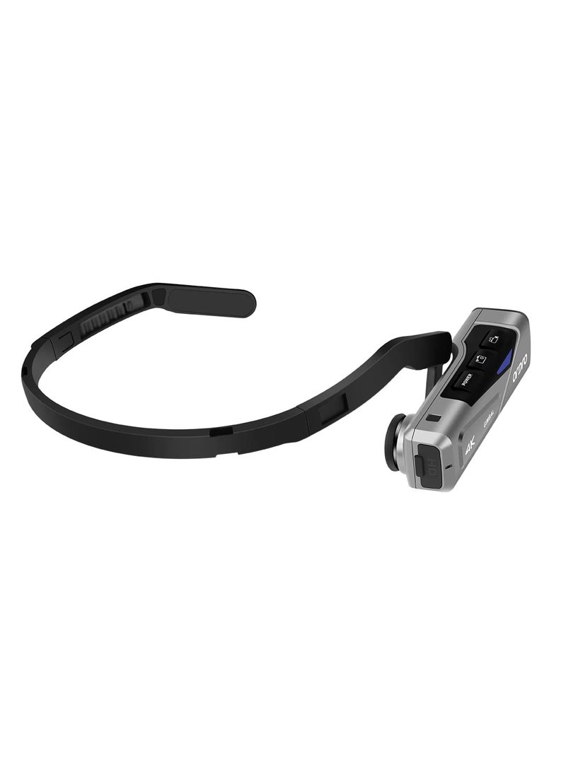 ORDRO ORDRO EP7 4K 60FPS Camcorder Head-Mounted Video Camera, Wi-Fi APP Control, 2-Axis Gimbal Stabilizer with Remote Control,64GB Memory Card  - Image 3
