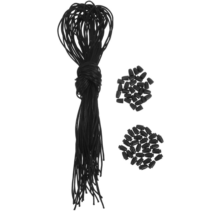 60 Sets Breakaway Clasp Lanyard Connectors Safety Clasps Nylon Lanyard String Cords for Necklaces Bracelets Lanyards Jewelry DIY Craft Making - Image 4
