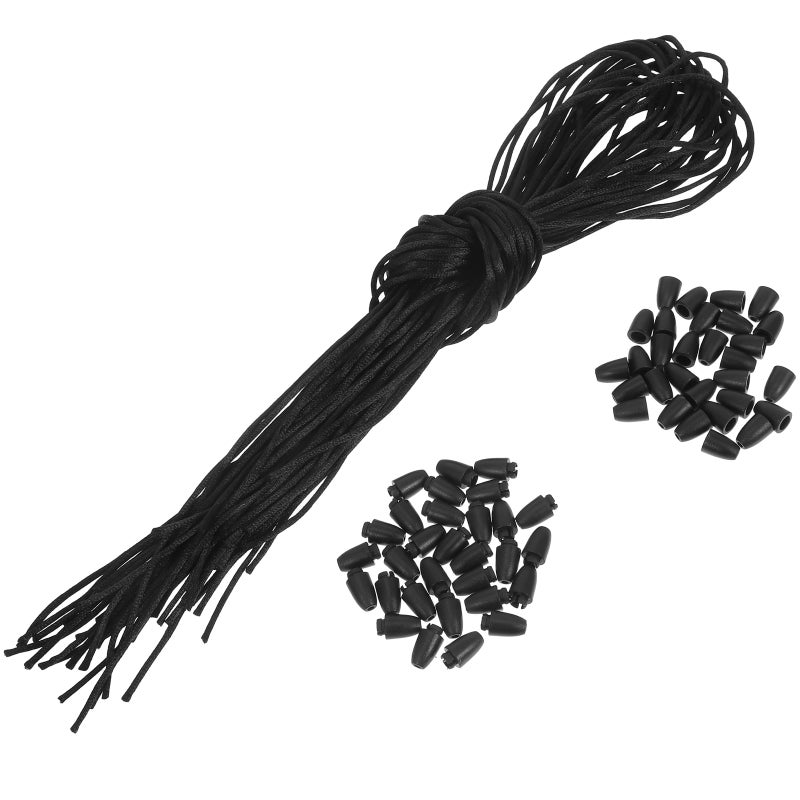 60 Sets Breakaway Clasp Lanyard Connectors Safety Clasps Nylon Lanyard String Cords for Necklaces Bracelets Lanyards Jewelry DIY Craft Making - Image 5