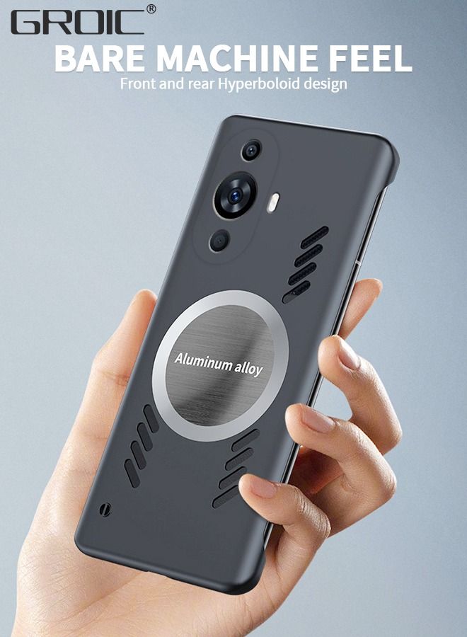 GROIC Phone Cooling Case for Huawei Nova 11 Cover Heat Dissipation Shell Gaming Shockproof Compatible with Vehicle-mounted Magnetic Attraction 6.7'' - Image 4