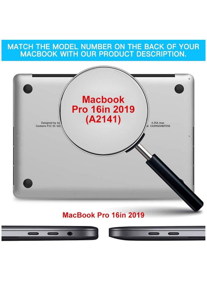 Hard Shell Case Cover Compatible with MacBook Pro (16-inch, 2019) Model: A2141 (MVVJ2xx/A, MVVK2xx/A, MVVL2xx/A, MVVM2xx/A) with Retina Display Touch Bar & Touch ID, Purple - Image 2