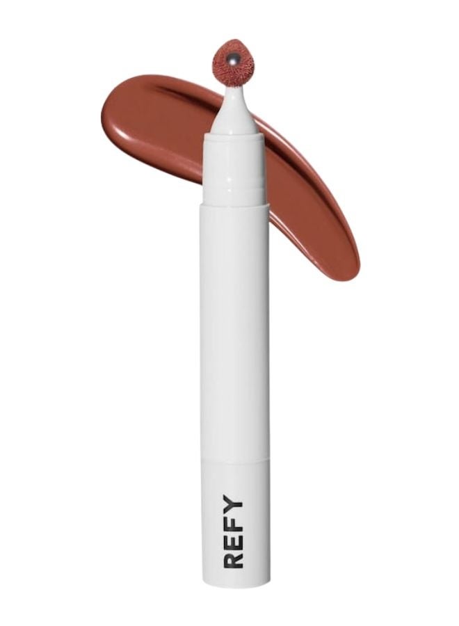 REFY Satin Liquid Lipstick Pen with Vitamin E – Rosa, Medium Warm Nude – 0.11 oz / 3.5 mL - Image 1
