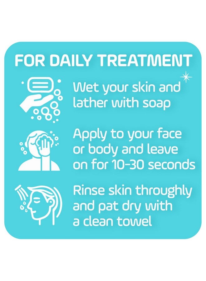 أسيبسيا صابون أسيبكسيا للتنظيف العميق + علاج حب الشباب المرطب بخلاصة الخيار وحمض الساليسيليك، 4 أونصة - Image 5