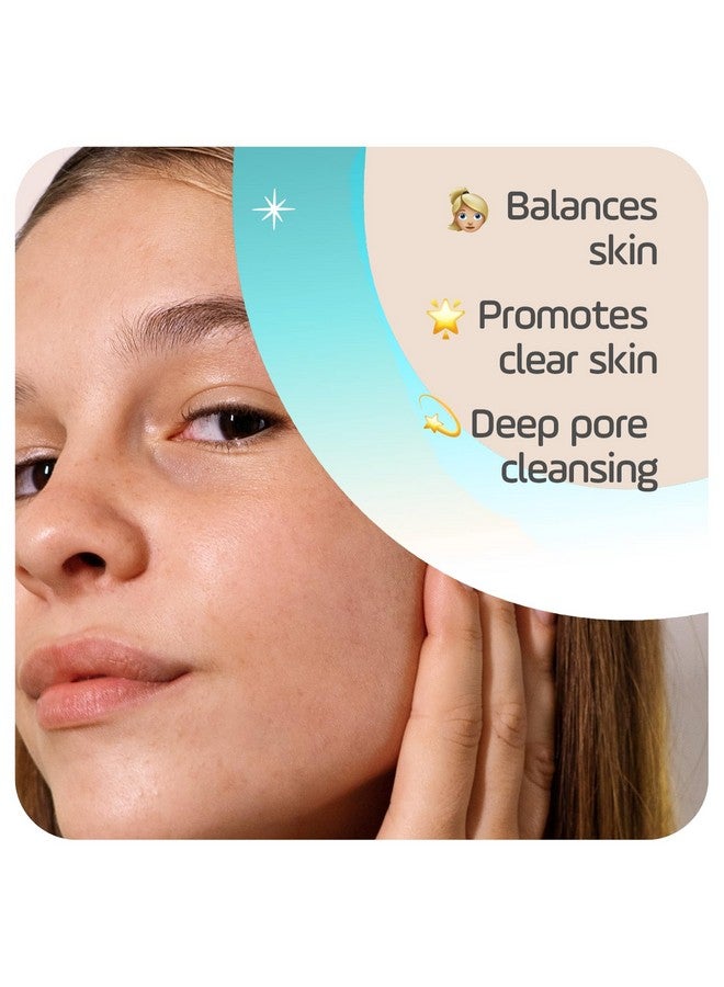 أسيبسيا صابون أسيبكسيا للتنظيف العميق + علاج حب الشباب المرطب بخلاصة الخيار وحمض الساليسيليك، 4 أونصة - Image 3