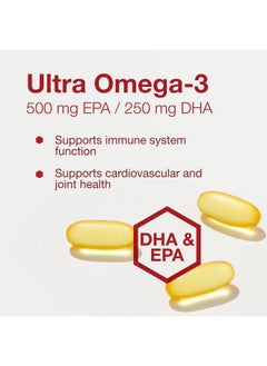 Protocol For Life Balance Protocol Ultra Omega-3-500mg EPA & 250mg DHA - Fish Oil for Brain Support, Heart & Nervous System Health* - EPA DHA Omega Supplement - Non-GMO & Halal - 90 Softgels  - Image 4