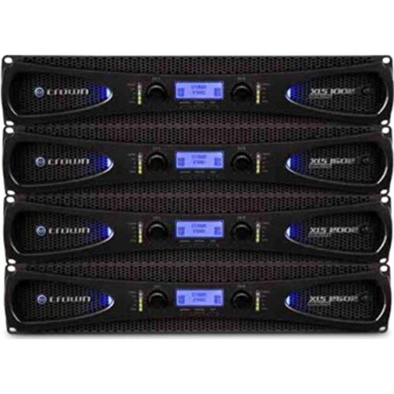 NOONXLS1502 مضخم طاقة احترافي ثنائي القناة من الفئة D DriveCore مع DSP ومرشحات تمرير النطاق ومحددات الذروة. مدخلات XLR/RCA، 525 وات عند 4 أوم، نظام PureBand Crossover. أسود444 - Image 3