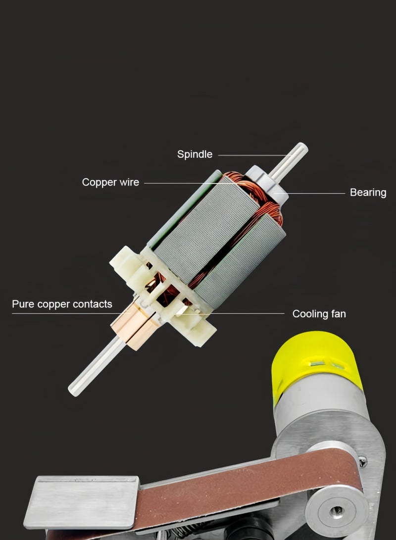 Multifunctional Electric Sharpener with 7-Speed ​​Control, 110-240V, Knife and Tool Sharpening System with British Standard Plug, Ideal for Hunting, Serrated, Kitchen Knives, Woodworking, and Crafts - Polishing, Buffing & Rust Removal Function