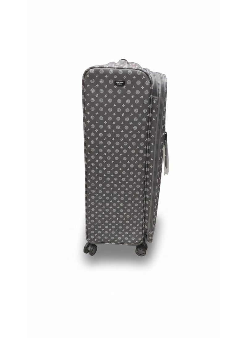 دكني حقيبة سفر كبيرة بعجلات من دكني ليجاسي | حقيبة سفر دوارة ناعمة مقاس ٢٨ بوصة | رمادي - Image 4