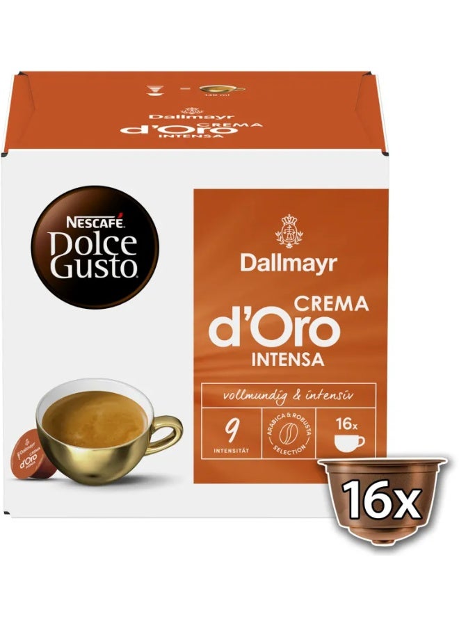 Dallmayr Prodomo Dolce Gusto Compatible Pods 16 Capsules - Image 1