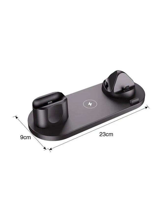 We Happy 6 in 1 Wireless Charging Station, Multi-Function Portable Fast Charger Stand for Smartphone, Watch and Air buds - Image 5