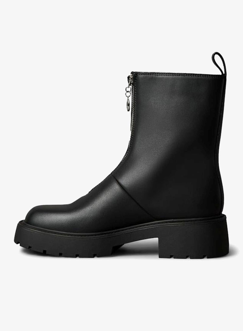 كالفن كلاين جينز أحذية برقبة بسحاب أمامي سميك - Image 2