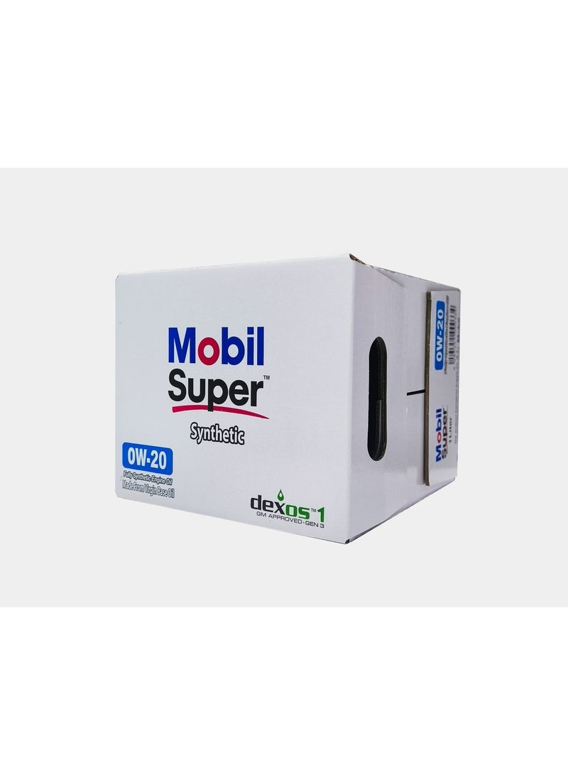 موبيل زيت موبيل سوبر 0W-20، 6 × 1 لتر - Image 5