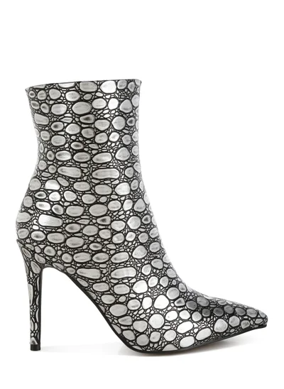 London Rag Stiletto Heel Ankle Boots