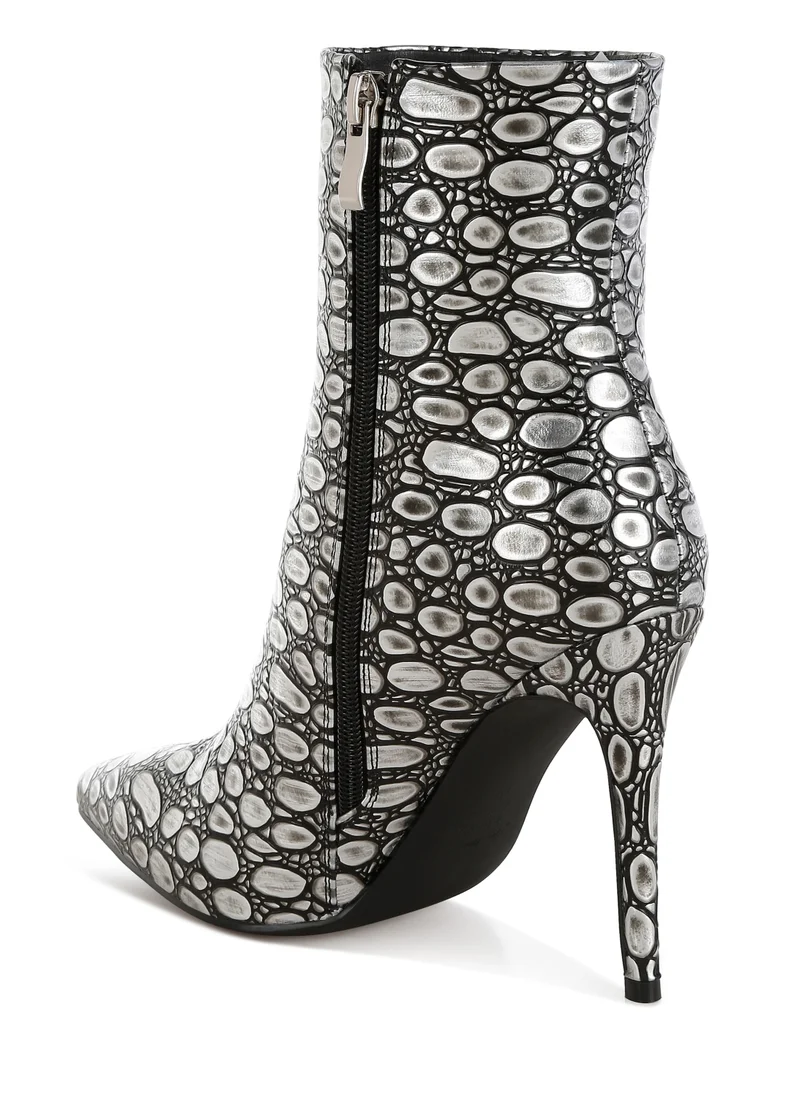 London Rag Stiletto Heel Ankle Boots