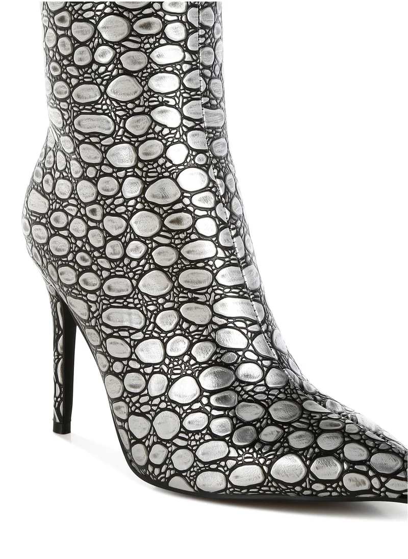 London Rag Stiletto Heel Ankle Boots