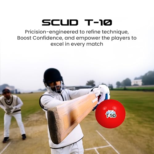 SCUD T10 PVC Wind Ball for Practice | Indoor & Outdoor Soft Training Cricket Ball for Coaching & Daily Practice | Lightweight 80-85 g Durable PVC Construction (Pack of 3pc Balls, Multicolor) - Image 5
