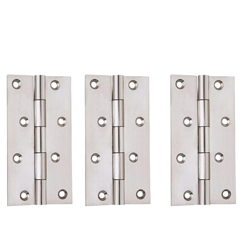 VESPERPRO Stainless Steel Butt Hinges 5 Length 14 Gauge 25mm Thick 6 Piece Set for Door 6  - Image 1