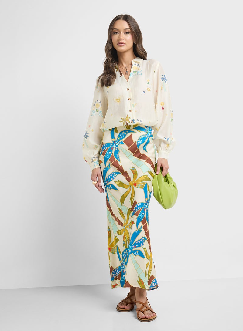 Never fully Dressed Charm Miley Button Down Shirt - Image 4