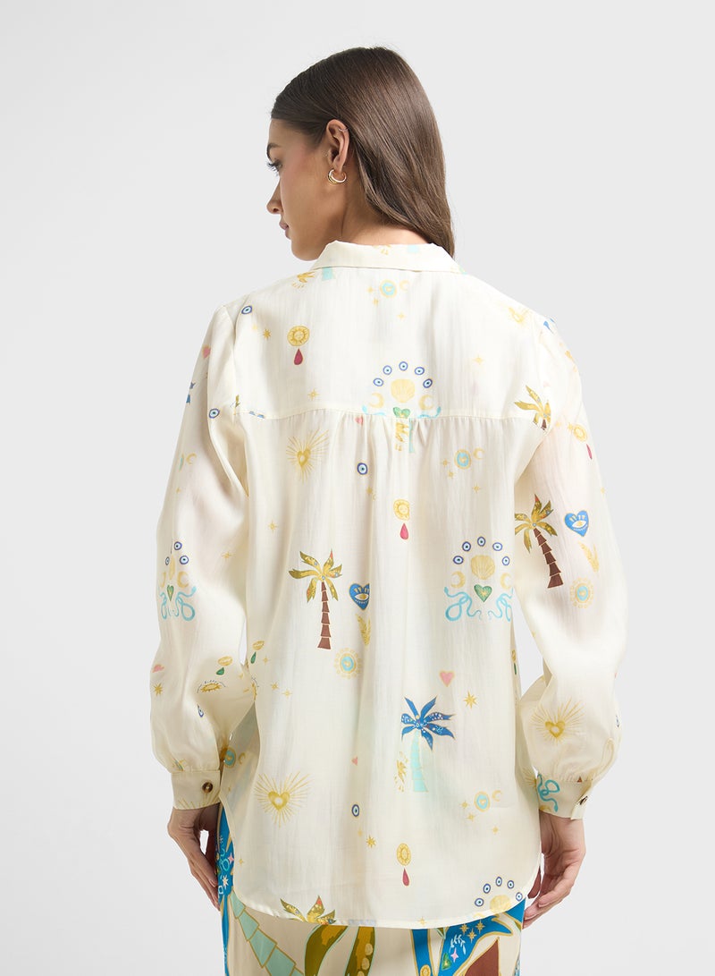 Never fully Dressed Charm Miley Button Down Shirt - Image 2