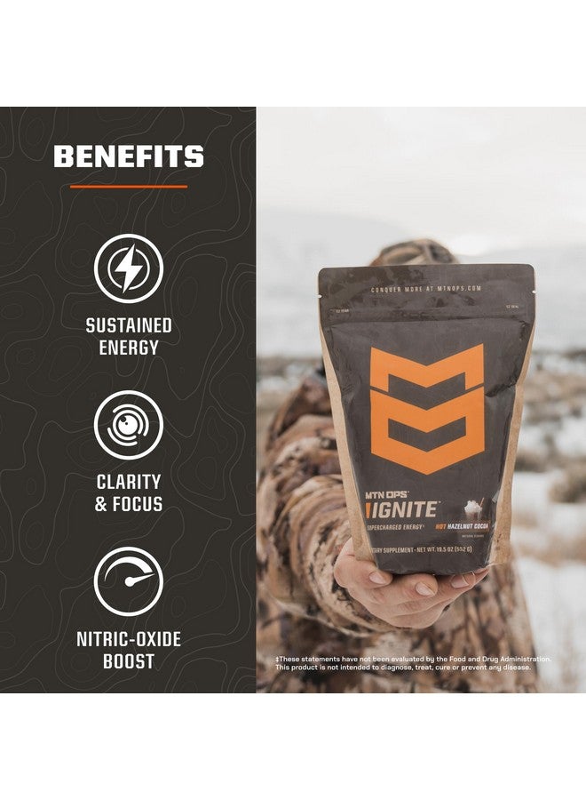 MTN OPS MTN OPS Hot Ignite Instant Coffee Nootropic & L-Arginine L-Citrulline for Cognitive Clarity, Mental Focus & Nitric-Oxide Boost | 200mg Caffeine per Serving, 30 Servings | Apple Cider  - Image 3
