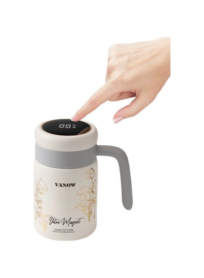 Vanow Insulated Cup Women'S 316 Stainless Steel Teacher'S Day Gift For Female Teachers Office Cup Water Cup Tea Separation Cup - Image 2