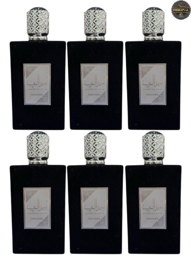 FAKHAMA 6 Pieces Ameer Al Arab Perfume 100ML - Image 1