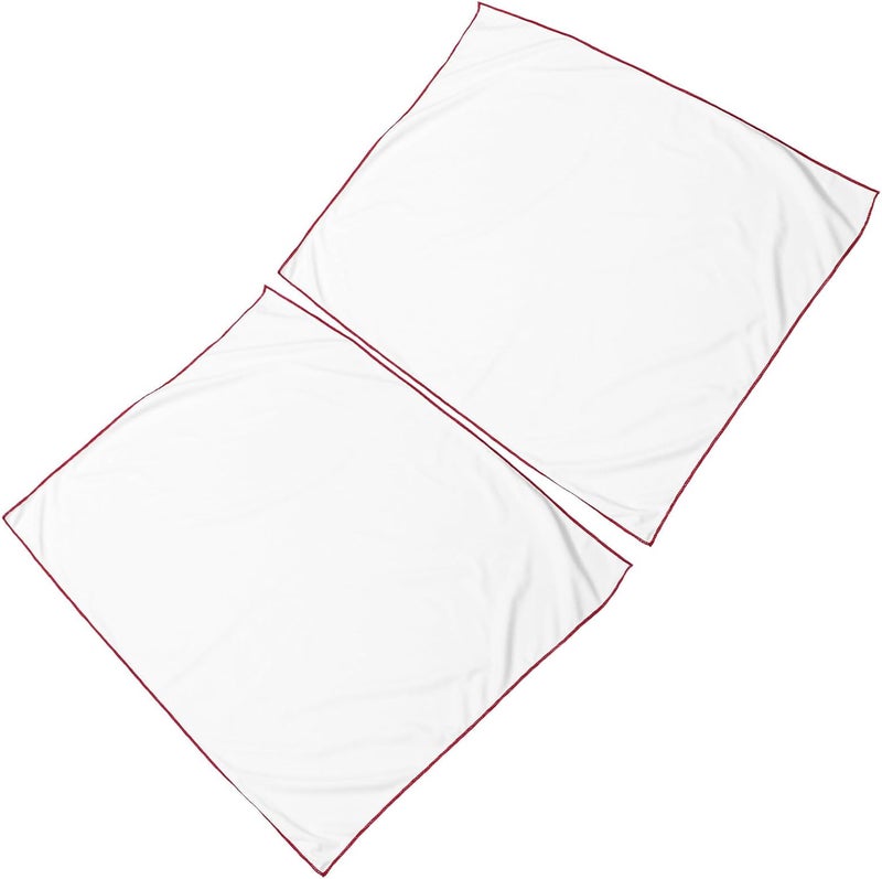 Microfiber Wine Glass Polishing Cloth 2pc Set, Lint-Free Stemware Care Towels, Large 45x60cm Soft Glassware Drying Rag for Kitchen Bars - Image 1