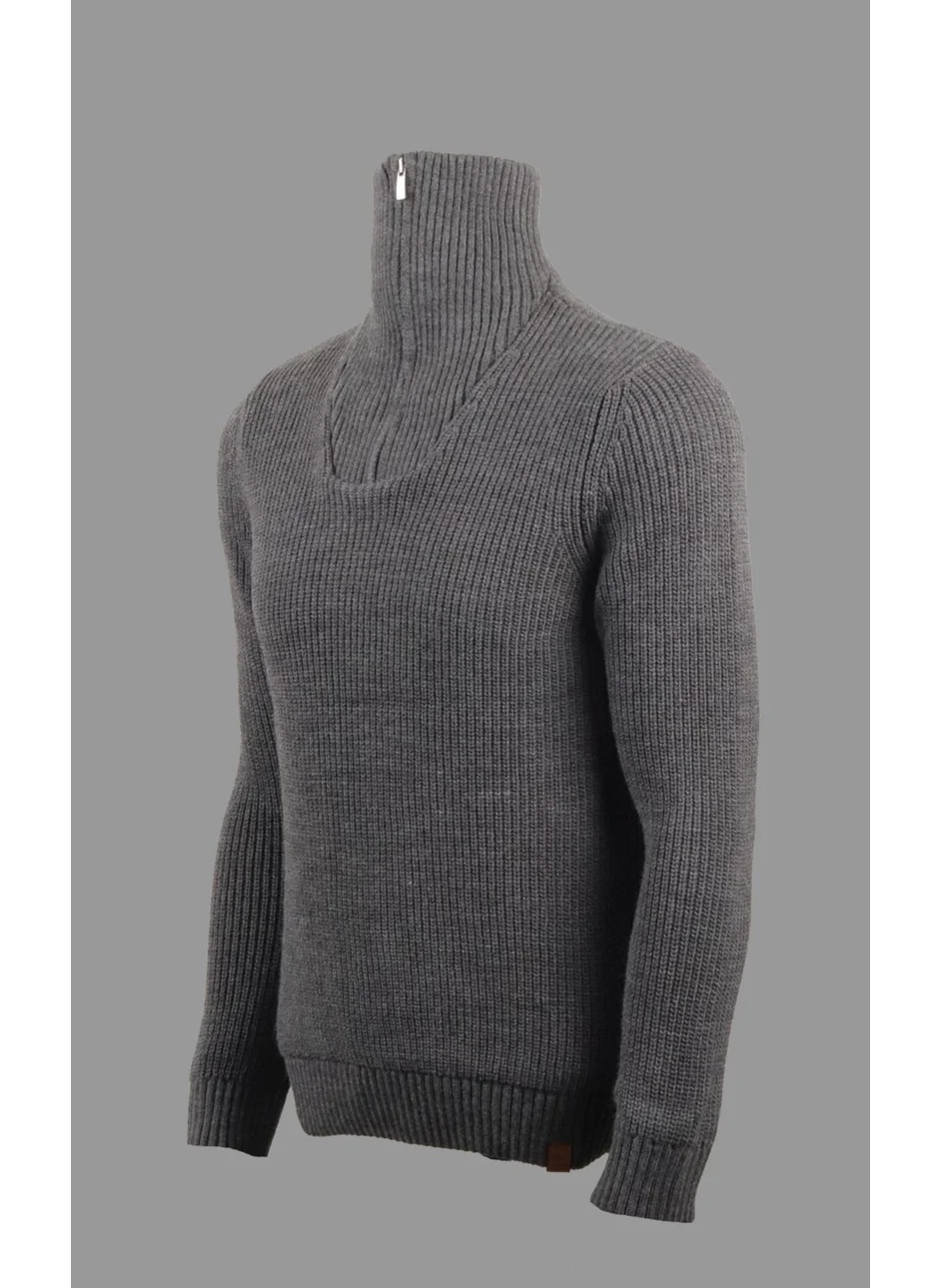 Alexander Gardi Alexandergardı Zippered Half Turtleneck Sweater (E22-5718)