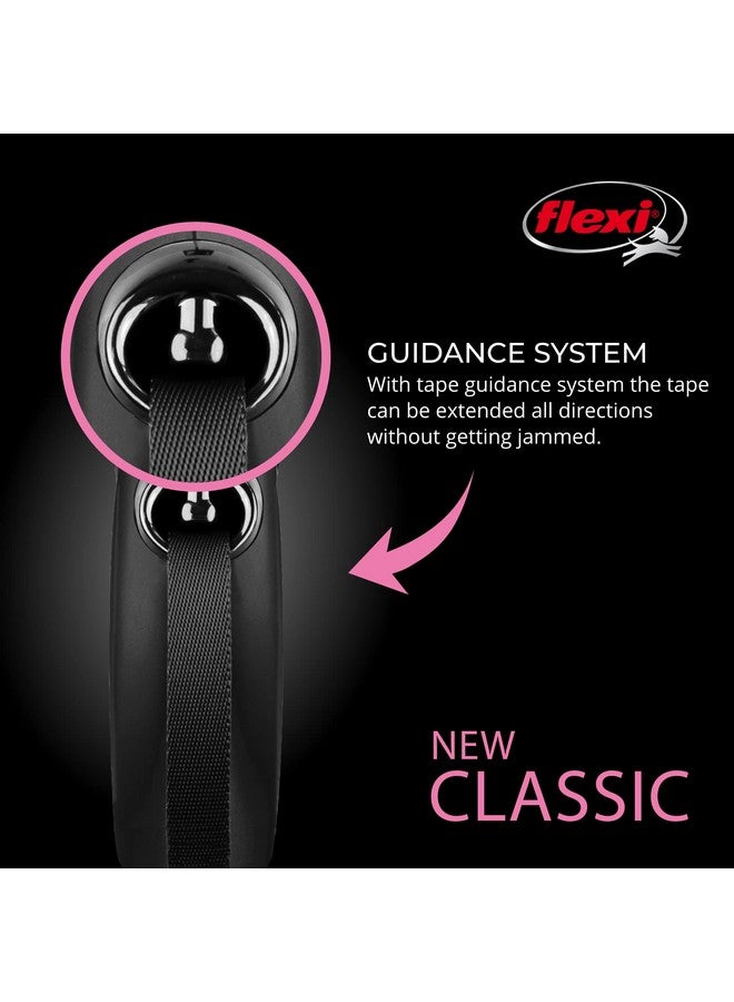 FLEXI New Classic Tape Retractable Dog Leash for Medium Dogs Upto 55 lbs. - 16 ft., Black | Tangle Free Pet Walking Leash with One-Handed Brake, Pause, Lock|German Quality Product - Image 3