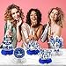 Dydamud New Years Eve Party Supplies 2026 12PCS Happy New Year Honeycomb Centerpieces Blue Silver New Years Table Centerpieces for NYE Party Supplies New Years Eve Decorations 2026 - Image 4