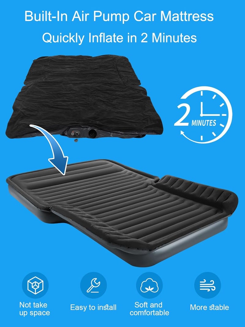 Canodoky Upgrade SUV Air Mattress with Cordless Built-in Pump & 'Mattress Wings', 7-inch Height - Image 4