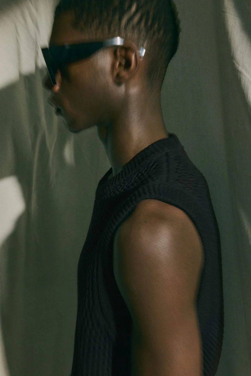 H&M Regular Fit Pointelle-knit vest top