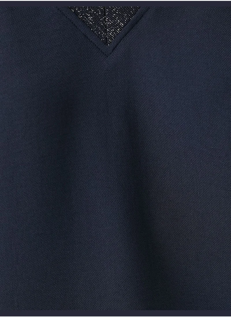 كوتون V Neck Tank Top