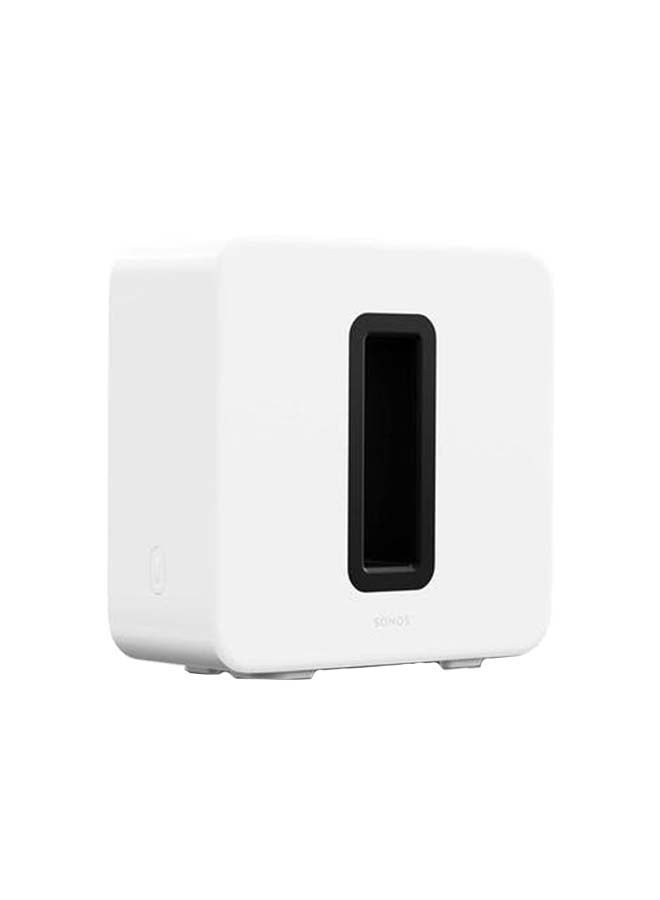 Sonos Wireless Subwoofer For Deep Bass SUBG3UK1 White - Image 2