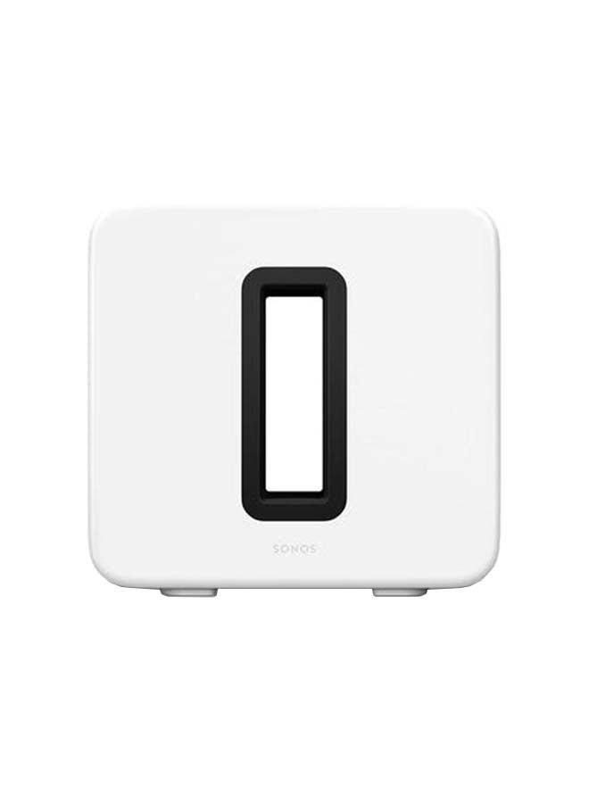 Sonos Wireless Subwoofer For Deep Bass SUBG3UK1 White - Image 1