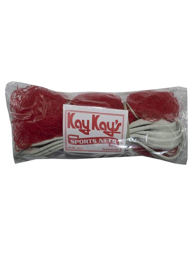 Kay Kay SN-103C Nylon Red Badminton Net (Pack of 2) - Image 3