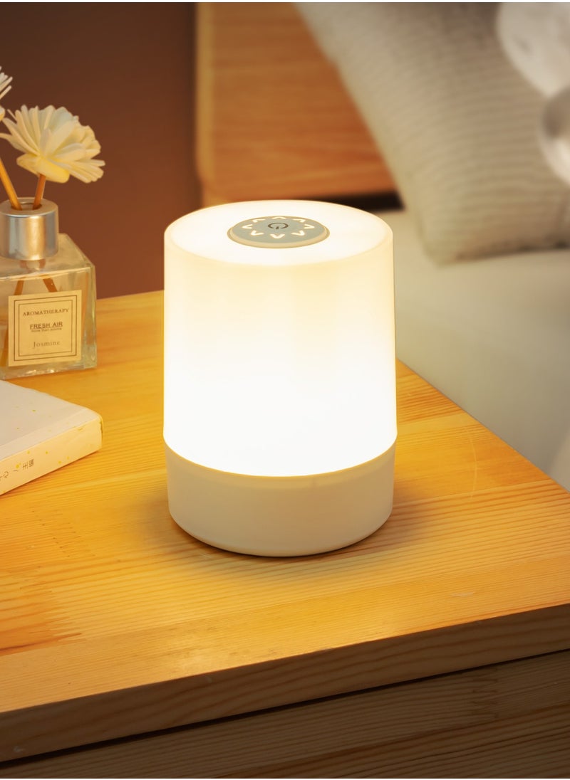 infino - Rechargeable Touch Night Light, Dimmable LED Bedside Lamp with Remote, Baby Nursery Lamp, 3 Color Temperatures, Timer, Perfect for Bedroom, Dorm, Night Feeding - Image 1
