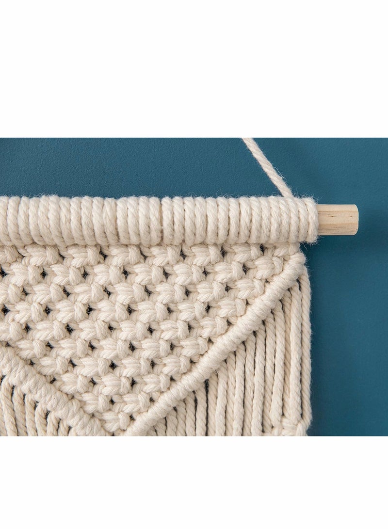 Excefore Wall-Mounted Small Woven Tapestry Wall Art Decoration-Suitable for Bohemian Style Home Decoration, Apartment, Nursery, Party Decorations, Two Random Styles, 2PCS  - Image 4