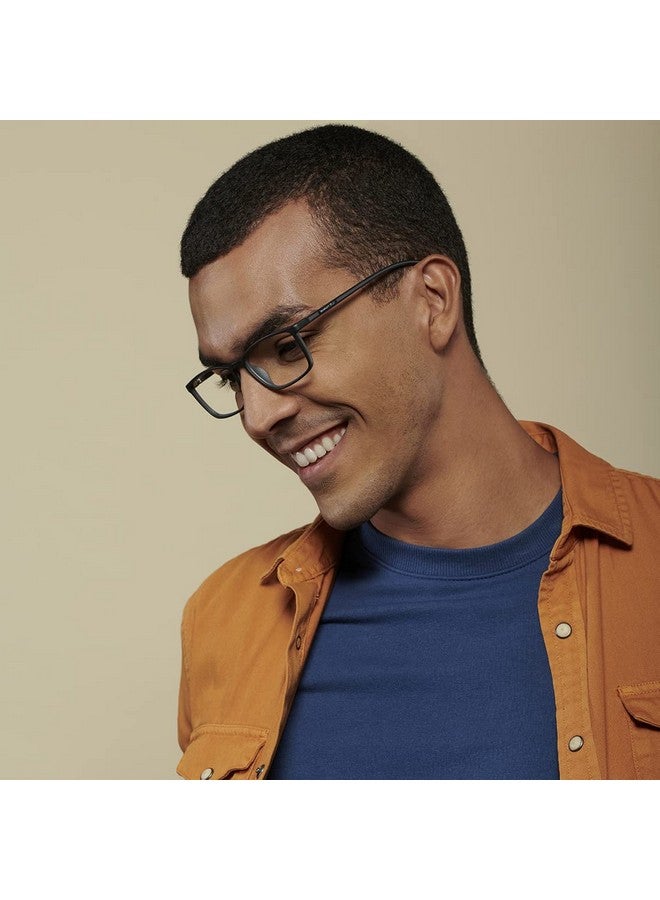 Lenskart Blu عدسات لنسكارت بلو | نظارات كمبيوتر زرقاء بدون قوة | نظارات ألعاب | مضادة للتوهج، خفيفة الوزن وتحجب الأشعة الضارة | نظارات حماية من الأشعة فوق البنفسجية | للرجال والنساء | متوسط | LB E13527 - Image 3