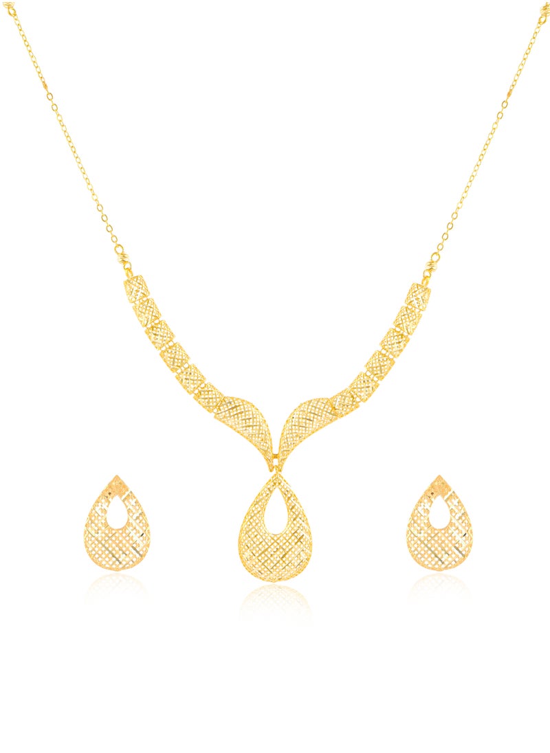 BAFLEH JEWELLERY - Adorn Yourself with Our 18K Gold Necklace Sets - Image 1