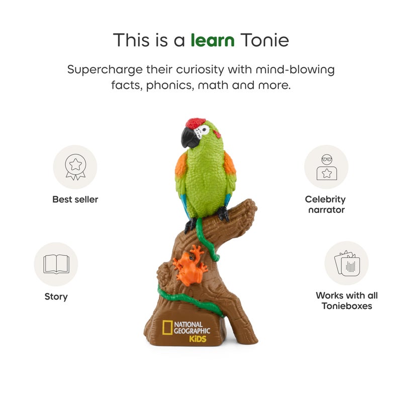 Tonies تمثال صوتي من تونيز للأطفال من ناشيونال جيوغرافيك - غابة الأمازون - Image 4