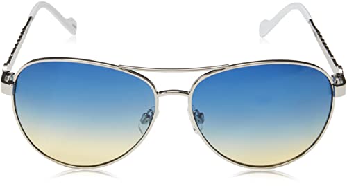 Jessica Simpson Women's J5702 Elegant Metal Aviator Pilot Sunglasses with UV400 Protection- Glamorous Lightweight Sunglasses for Women, 61mm - Image 2