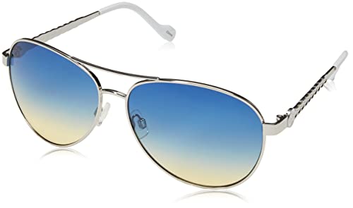 Jessica Simpson Women's J5702 Elegant Metal Aviator Pilot Sunglasses with UV400 Protection- Glamorous Lightweight Sunglasses for Women, 61mm - Image 1