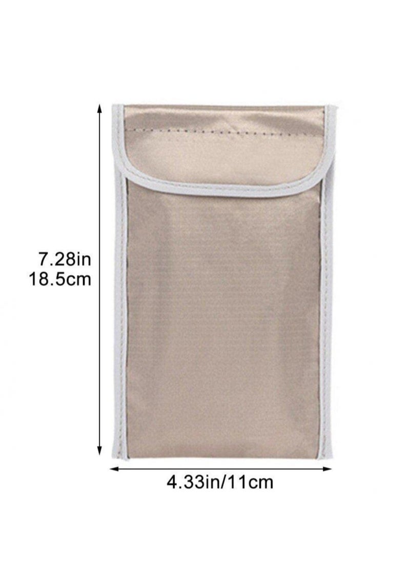 Excefore - Cell Phone Rf Blocker Bag, Car Key Signal Blocker Wallet, Anti-Tracking EMF GPS RFID Privacy Case Covers, Smartphone Electronic Devices Anti-tracking Wallet - Image 1