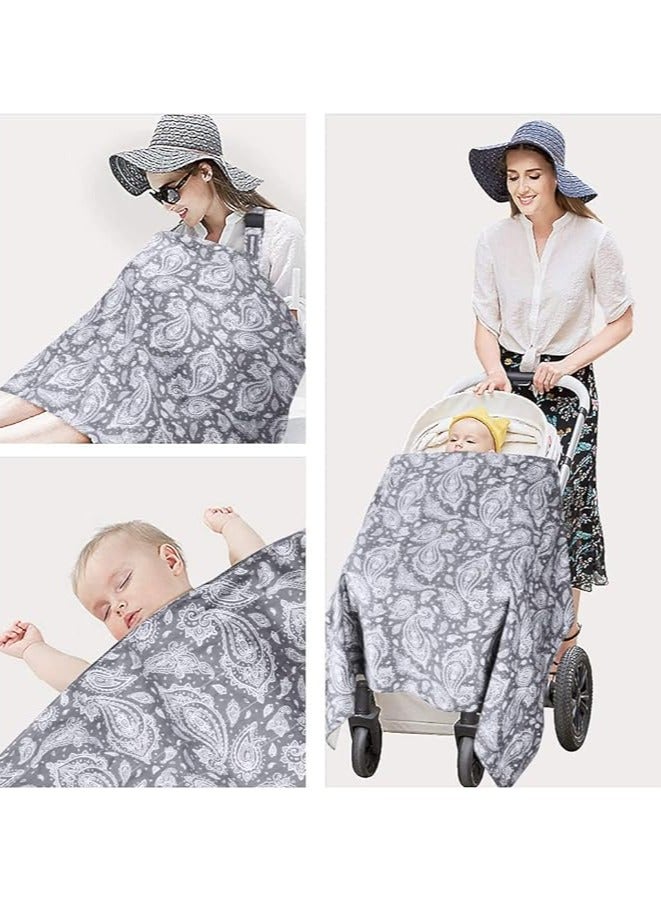 Moro Moro Breastfeeding Cover with Adjustable Strap – Full Coverage & Breathable Fabric - Image 5