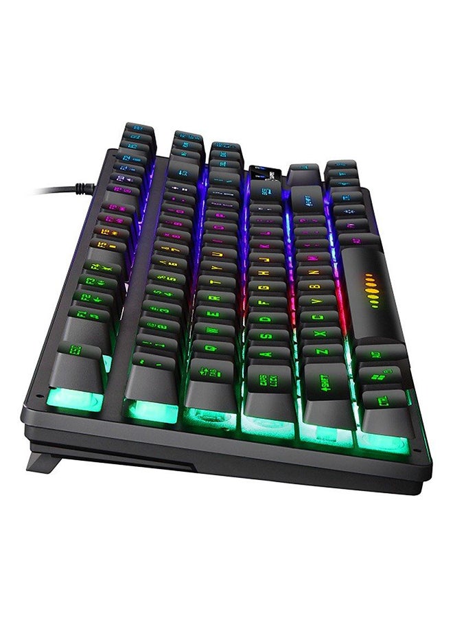 GK-10 Colourful Backlight USB Wired Keyboard Gaming Keyboard - English - Image 3