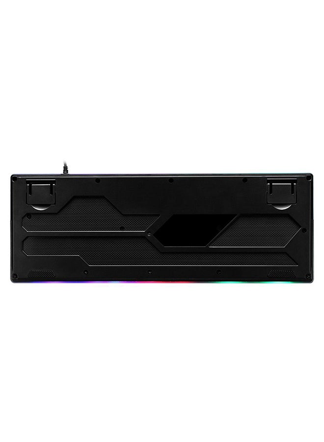 GK-10 Colourful Backlight USB Wired Keyboard Gaming Keyboard - English - Image 2