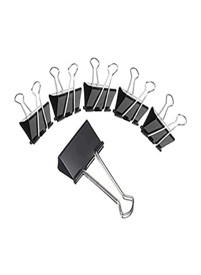 Bambalio Binder Clips 32mm Black Set of 2 Dozen(Pack of 24) - Image 1