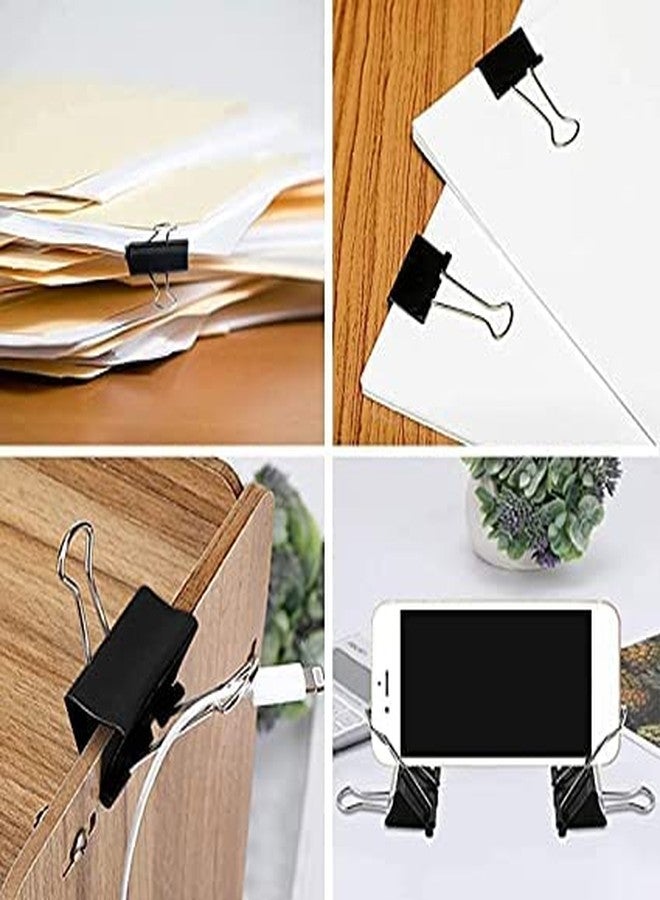 Bambalio Binder Clips 32mm Black Set of 2 Dozen(Pack of 24) - Image 3