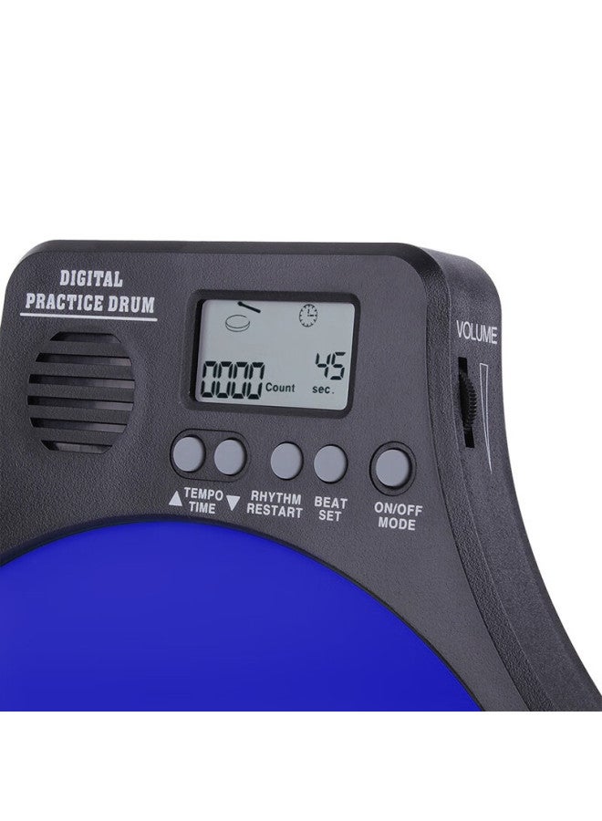 Eno 12-inch Silent Drum Pad, Drum Practice Pad, Metronome, Three-in Musical Instrument - Image 2
